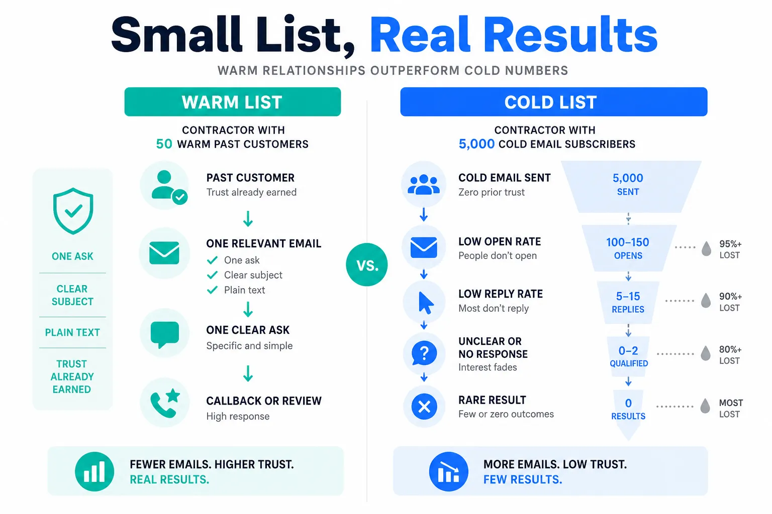 Email Marketing for a Business With Fifty Customers