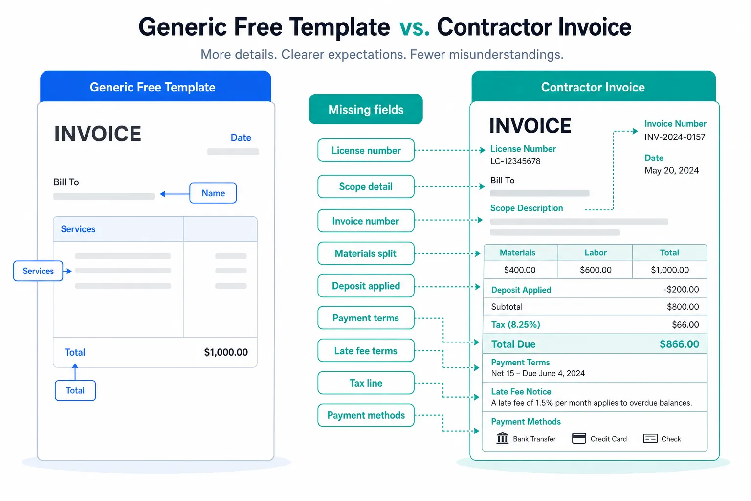 Free Invoice Templates: What They All Get Wrong