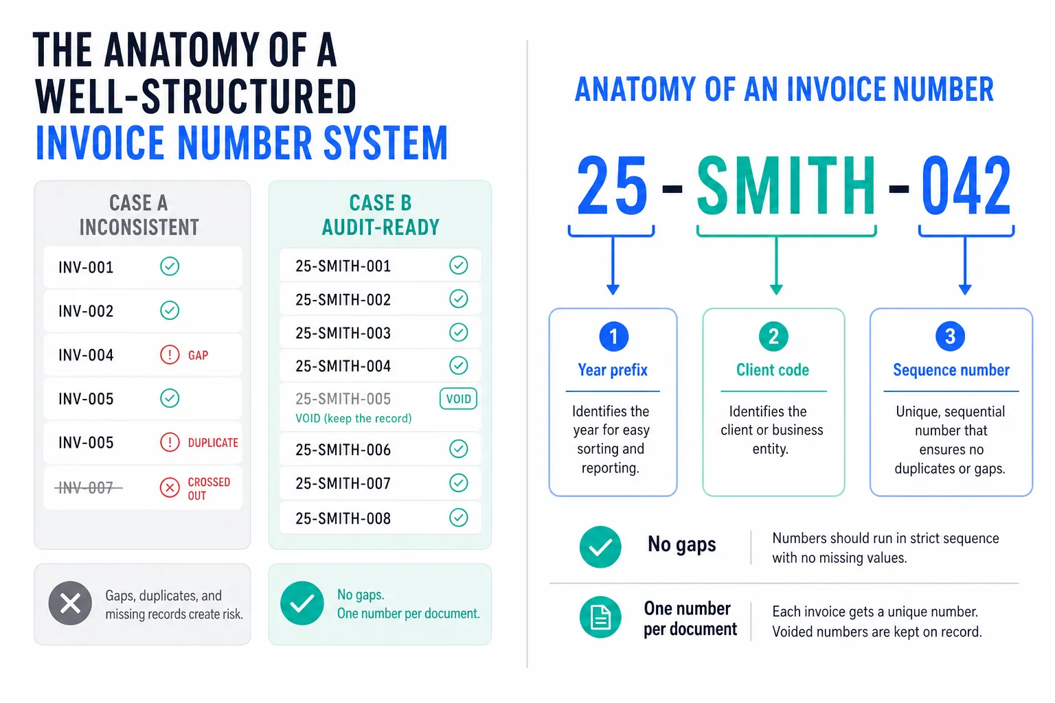 Invoice Numbering: The Simple System That Survives an Audit